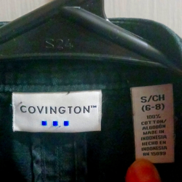 Covington Black jacket Small size 6-8. 100% cotton. - Picture 2 of 6